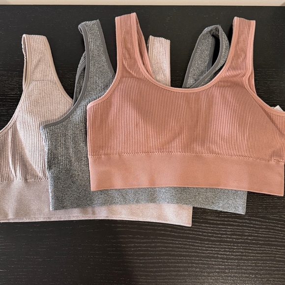 aerie Other - aerie Women's Ribbed Scoop Neck Bralette - 3 count